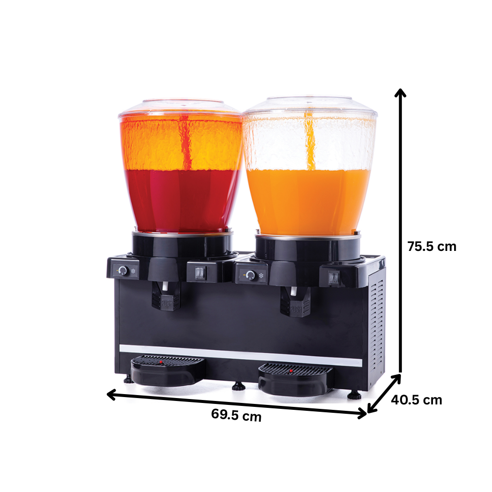 Aparat dozator special suc, ceai rece, capacitate 2 bazine 22 lt cu panou analog si dispersie - 5