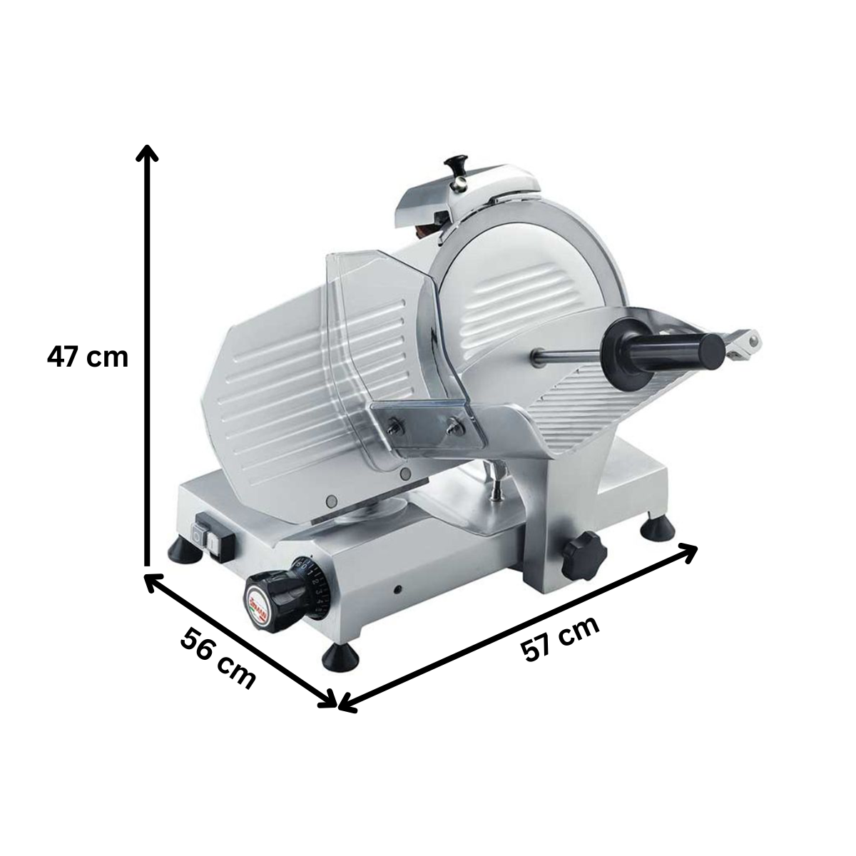 Feliator semiautomat mezeluri si carne SIRMAN diametru 25 cm - 4