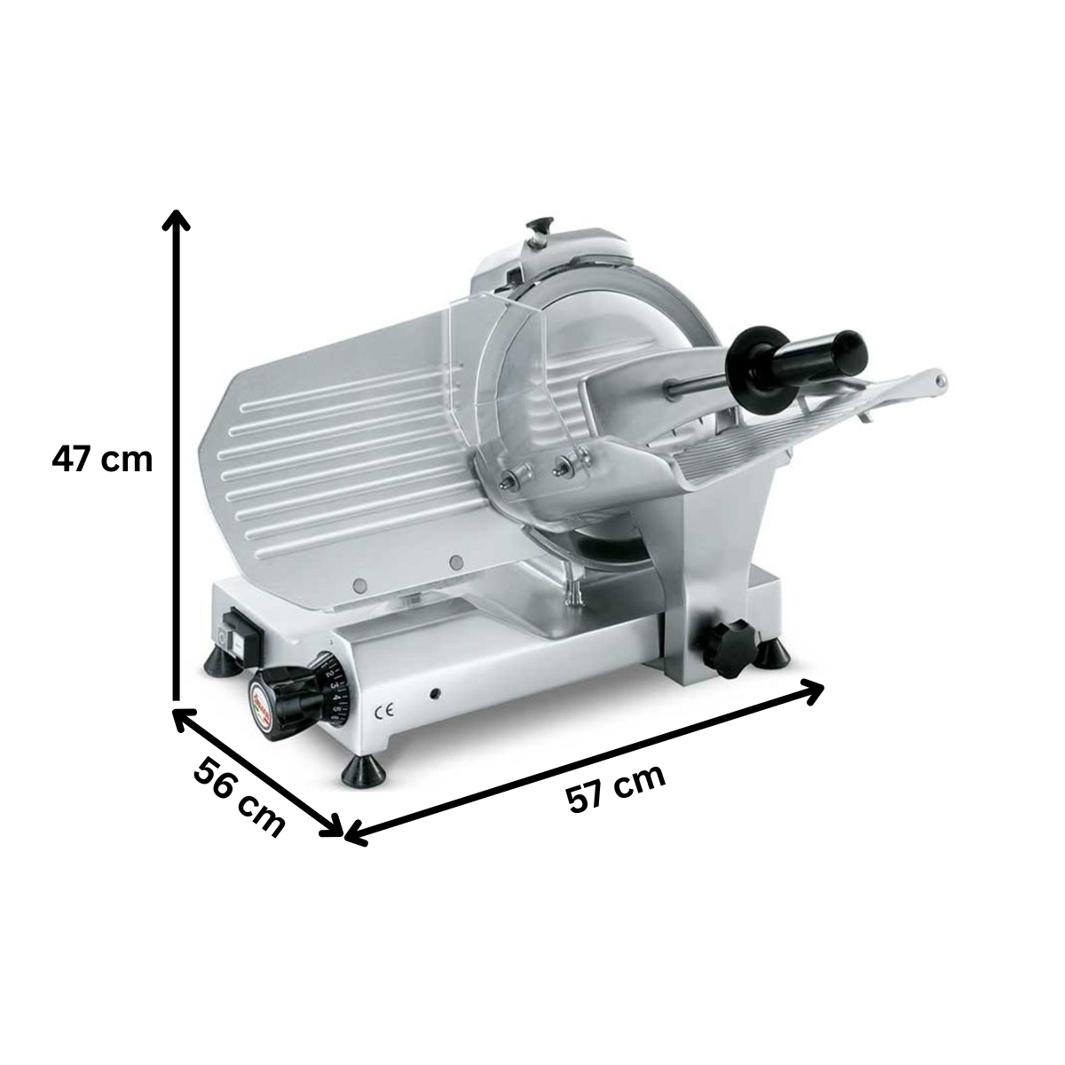 Feliator semiautomat mezeluri si carne SIRMAN diametru 27,5 cm - 4