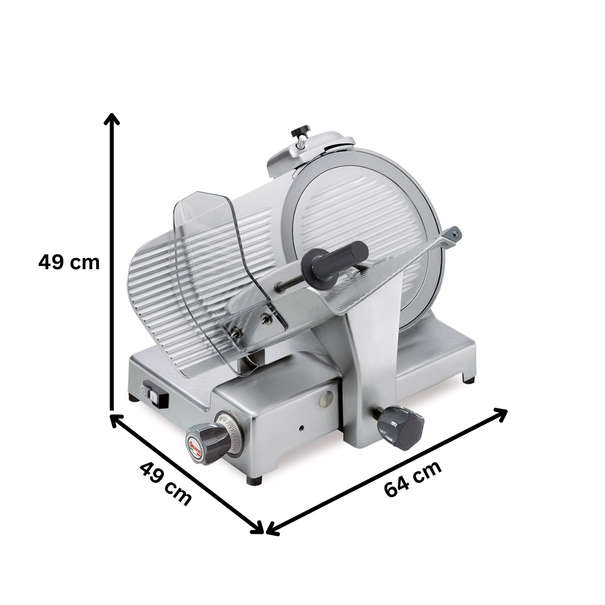 Feliator semiautomat mezeluri si carne SIRMAN diametru 30 cm - 3