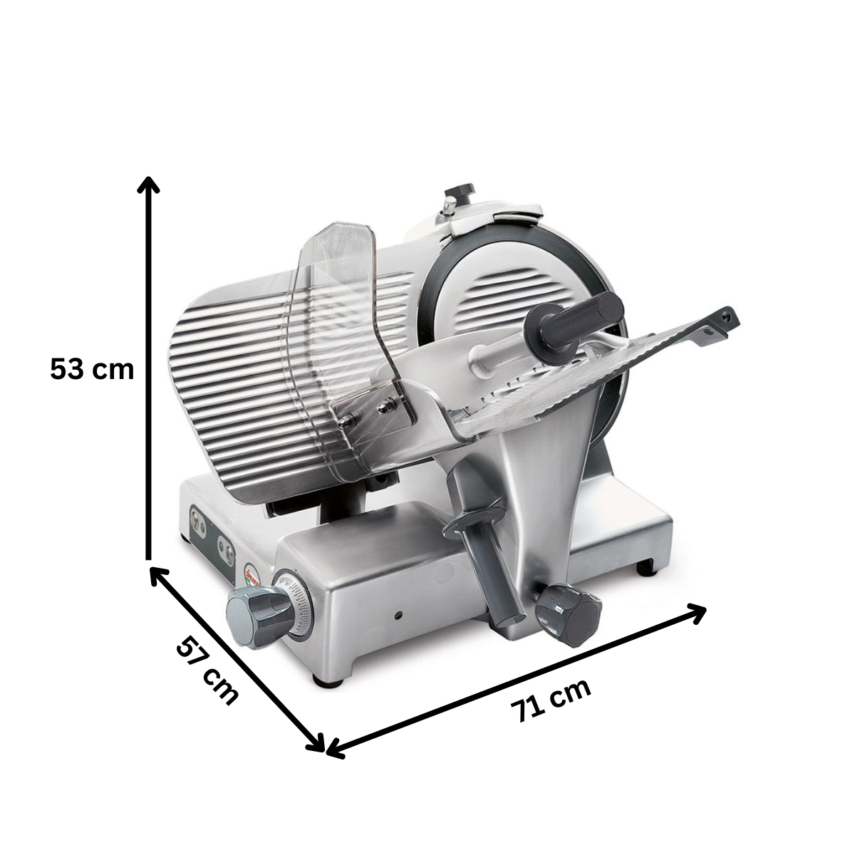 Feliator semiautomat mezeluri si carne SIRMAN diametru 35 cm - 4