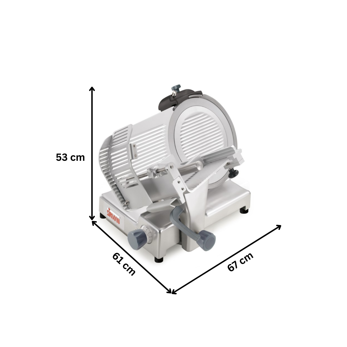 Feliator automat profesional, SIRMAN, mezeluri, legume si carne, diametru disc 35 cm - 10