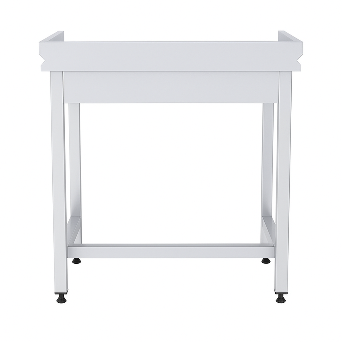 Masa de lucru inox coltar rebord stanga 60*60*85 - 3