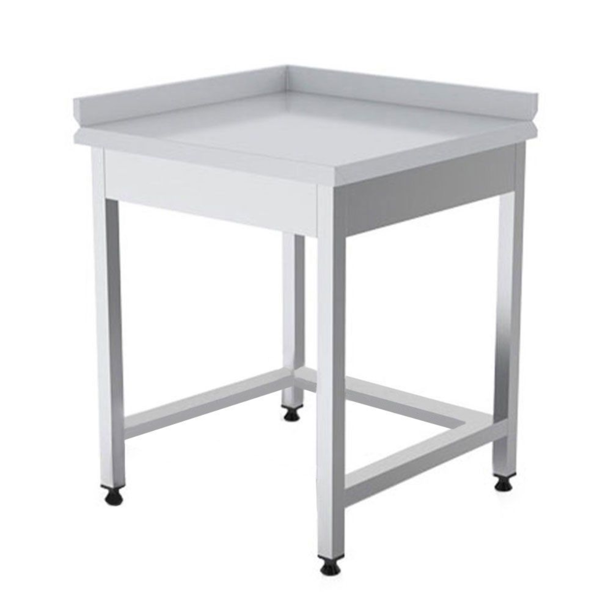 Masa de lucru inox coltar rebord dreapta 60*60*85 - 6