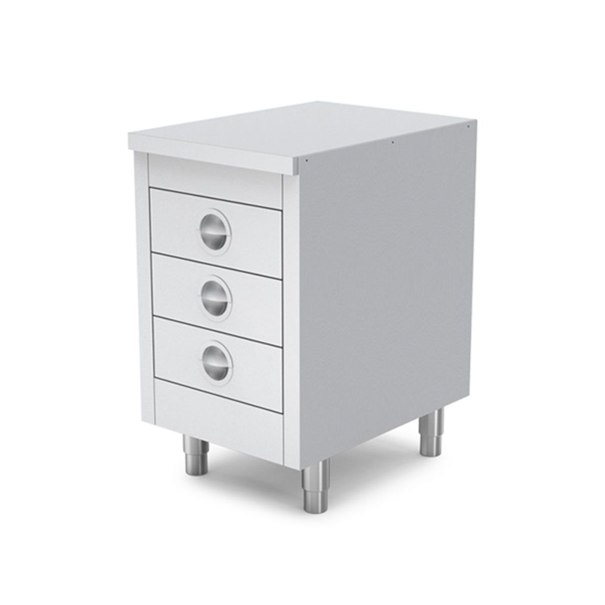 Dulap inox cu 3 sertare 50*70*85 - 3