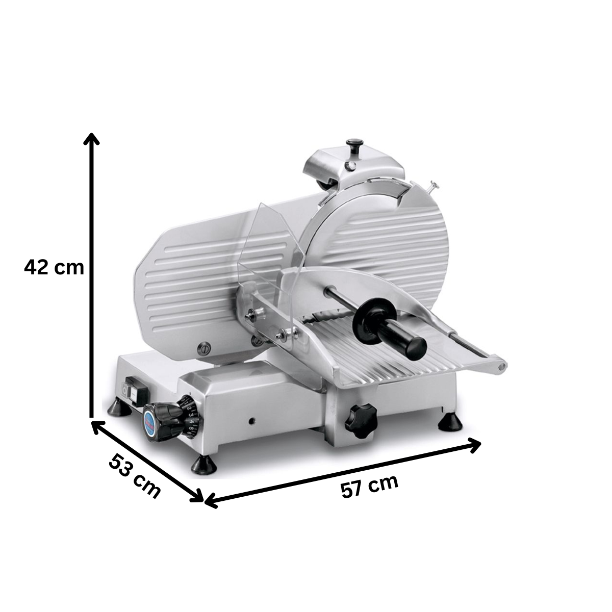 Feliator semiautomat mezeluri si carne SIRMAN diametru 27,5 cm - 1