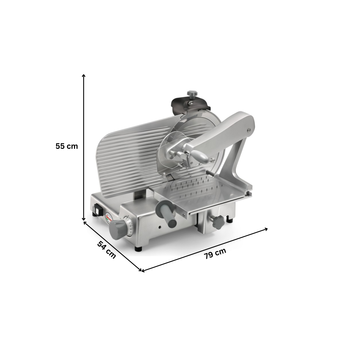 Feliator semiautomat profesional, SIRMAN, mezeluri, legume si carne, diametru disc 27.5 cm - 5
