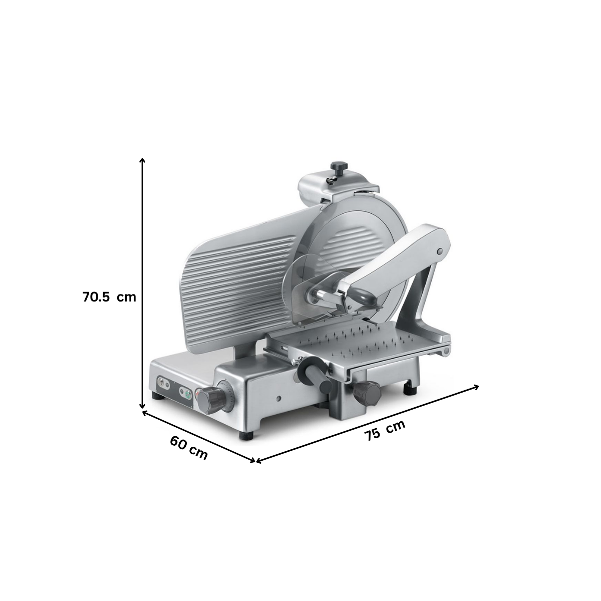 Feliator semiautomat profesional, SIRMAN, mezeluri, legume si carne, diametru disc 33 cm - 6