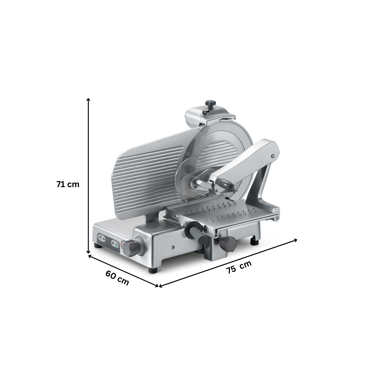 Feliator semiautomat profesional, SIRMAN, mezeluri, legume si carne, diametru disc 35 cm - 2