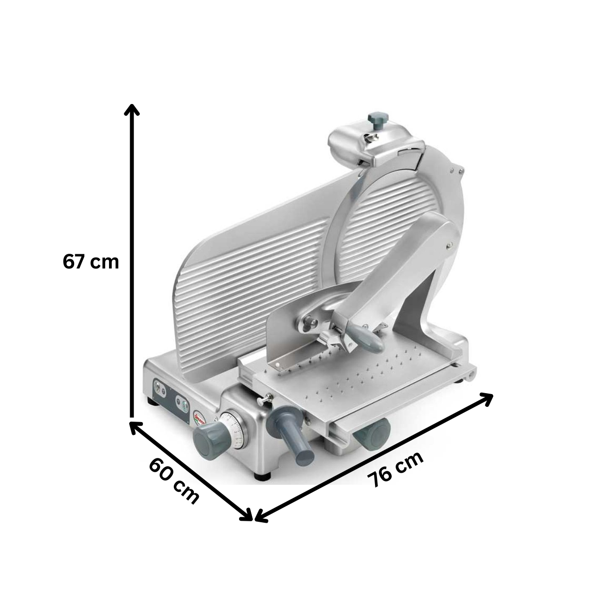 Feliator semiautomat mezeluri si carne SIRMAN diametru 35 cm - 1
