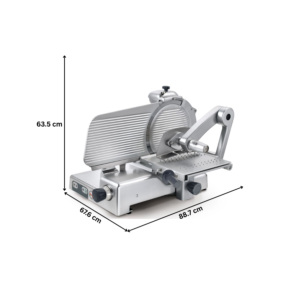 Feliator semiautomat profesional, SIRMAN, mezeluri, legume si carne, diametru disc 35 cm - 1
