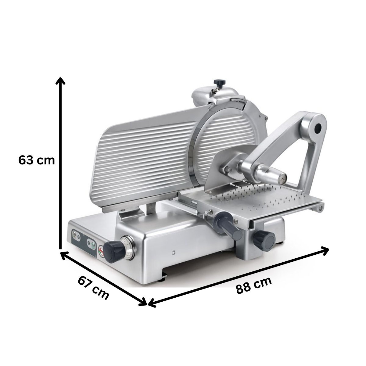 Feliator semiautomat mezeluri si carne SIRMAN diametru 38.5 cm - 2