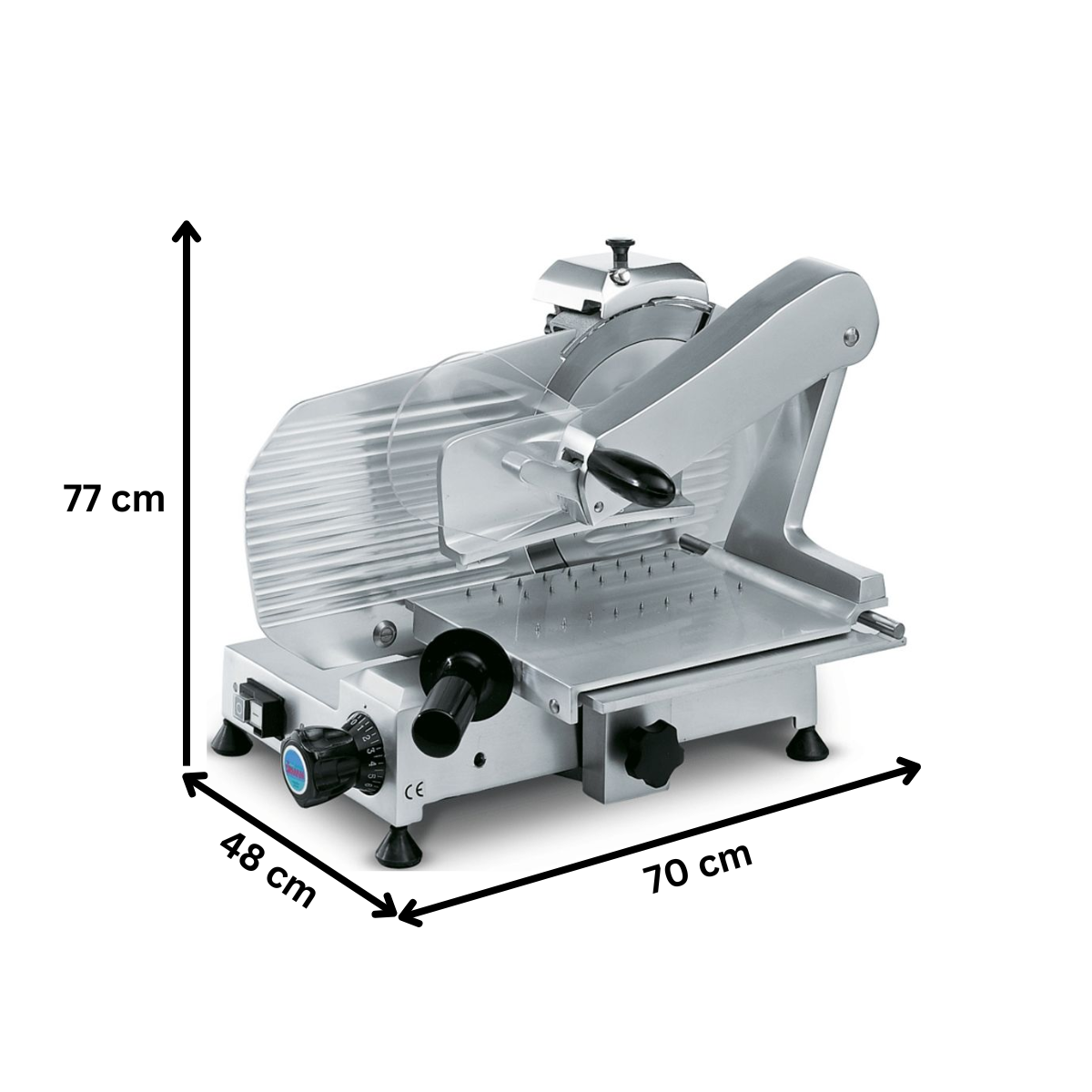 Feliator semiautomat mezeluri si carne SIRMAN diametru 27,5 cm - 1