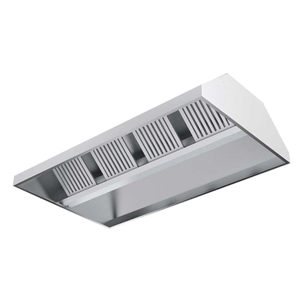 Hota centrala cu filtre, inox, 500*247*50 cm - 0