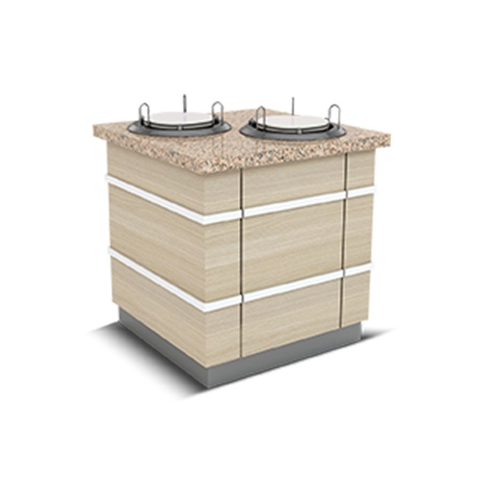 Bufet cald GLASGOW pentru farfurii 110 cm - 0