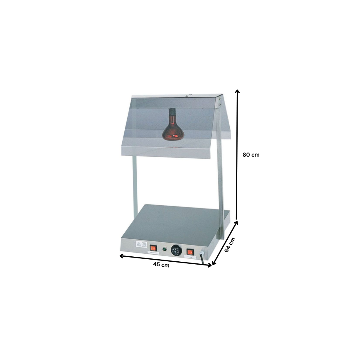 Blat cald cu 1 lampa infrarosu - 1