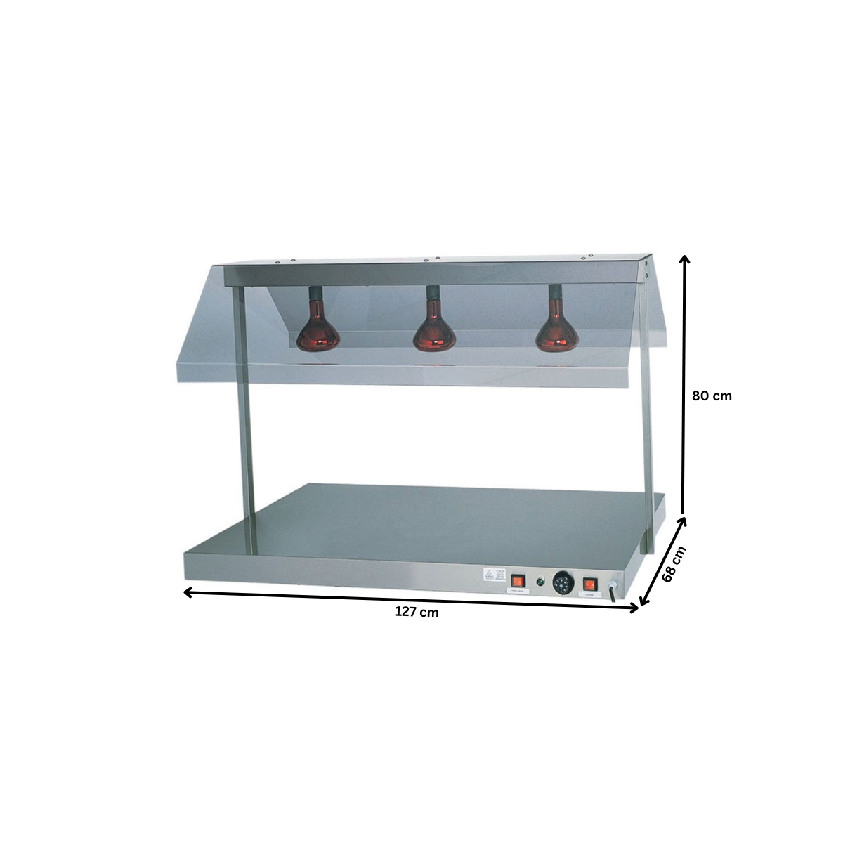 Blat cald cu 3 lampi infrarosu - 1