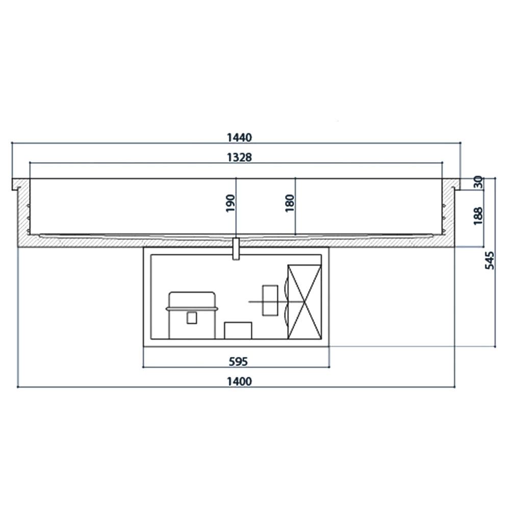 Modul frigorific drop-in 4 GN1/1 - 2