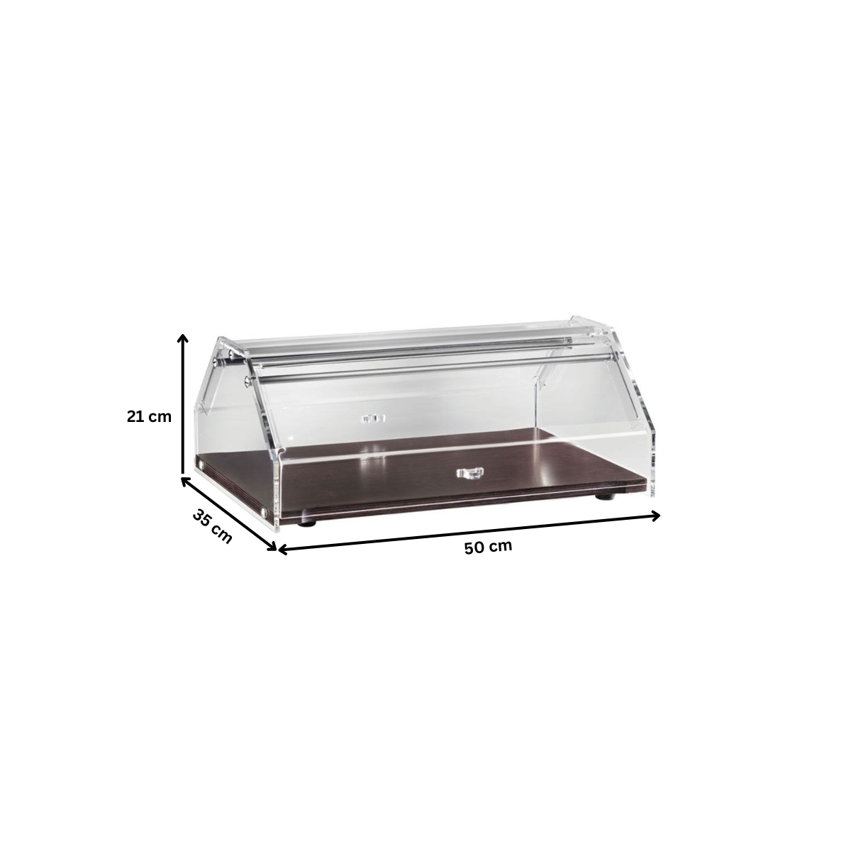 Vitrina neutra de banc pentru patiserie, 50*35*21 cm - 1