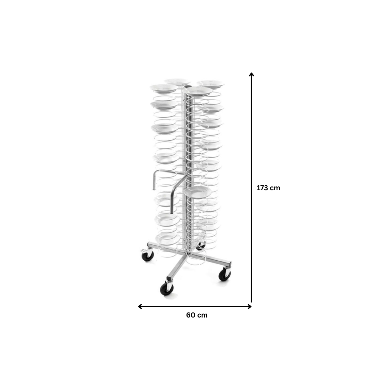 Carucior suport farfurii - 1