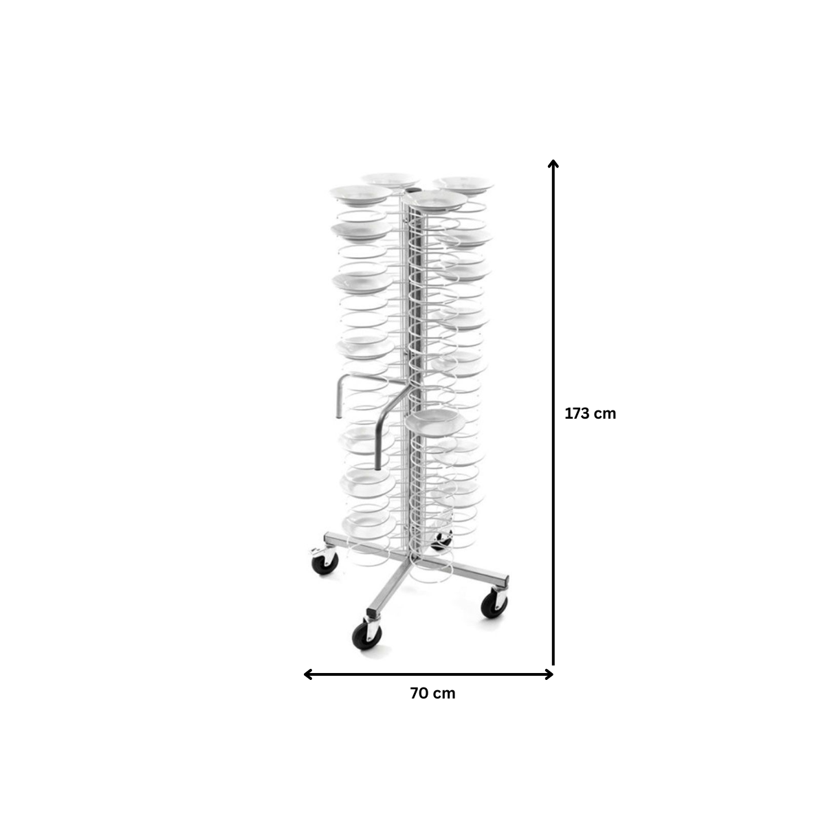 Carucior suport farfurii - 1