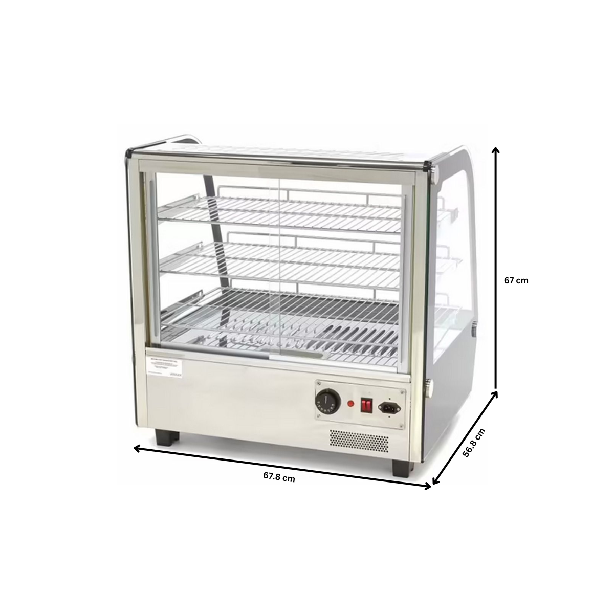 Vitrina calda de banc 120 lt - 3