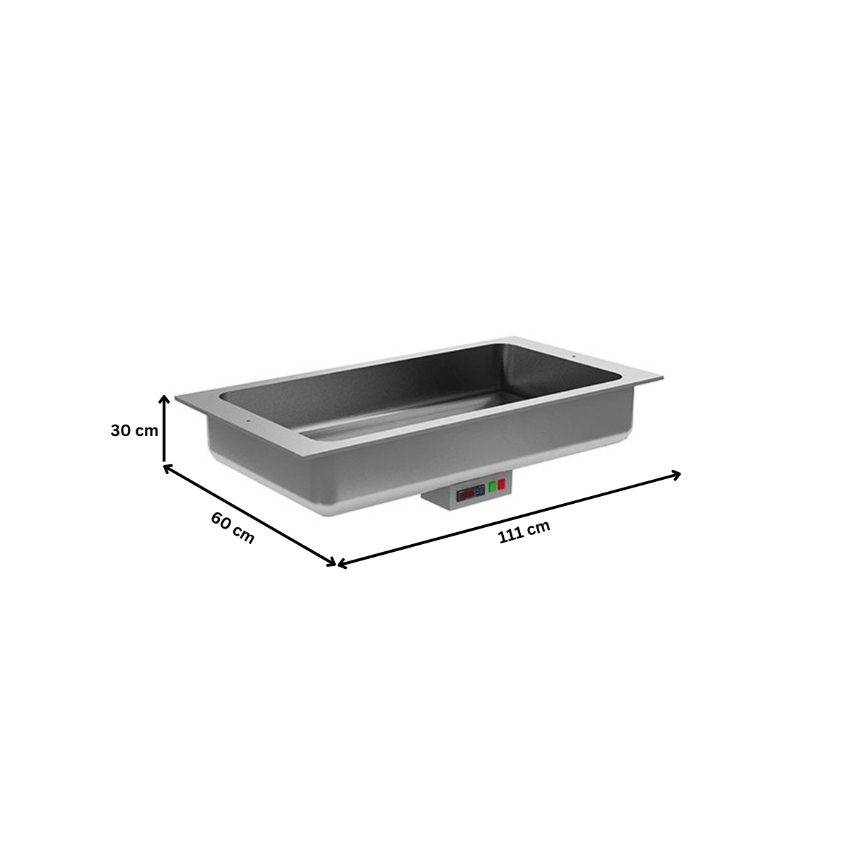 Modul cald drop-in 54 lt pentru autoservire - 1