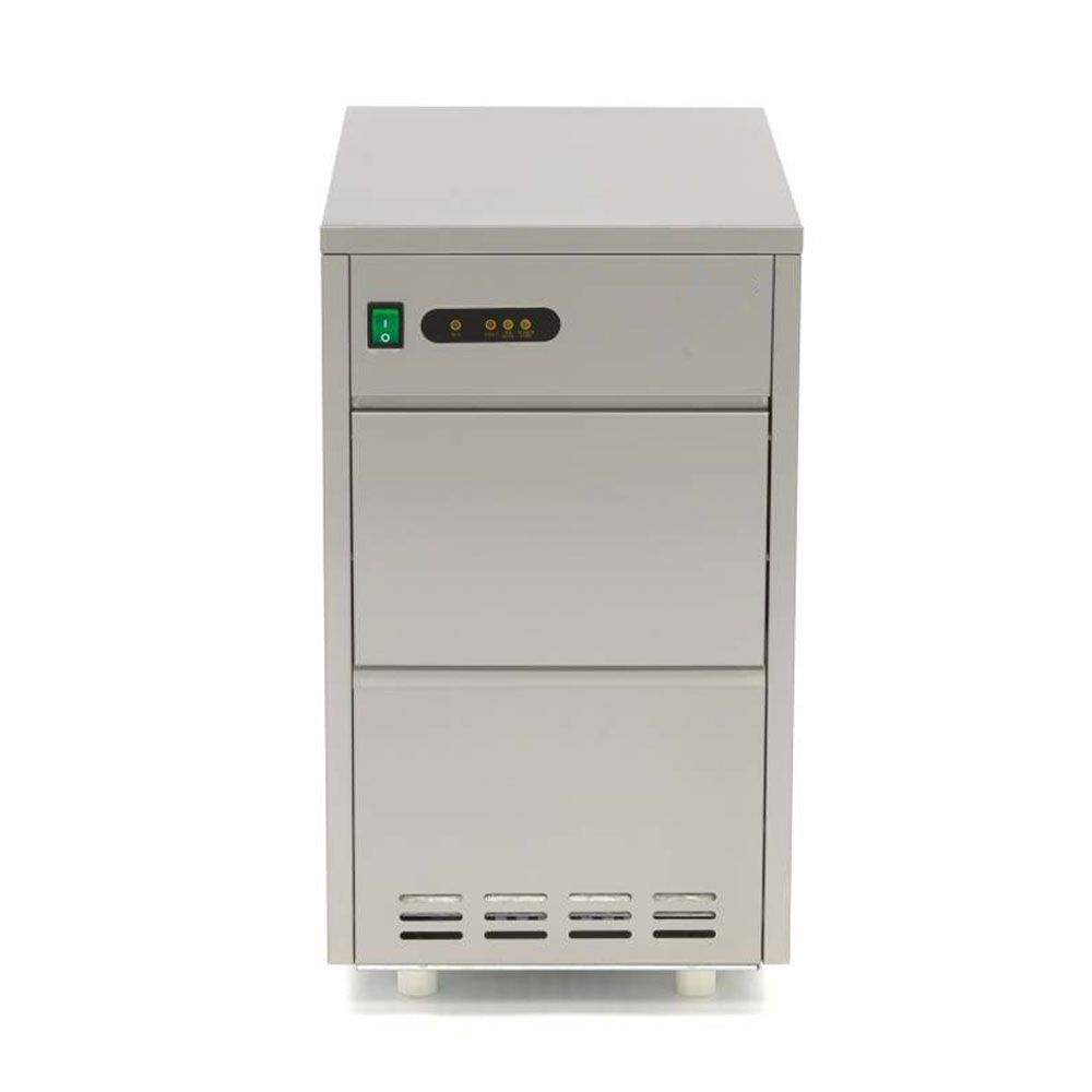 Masina fulgi de gheata profesionala, 50 kg/zi,  cu depozit si agregat intern - 1