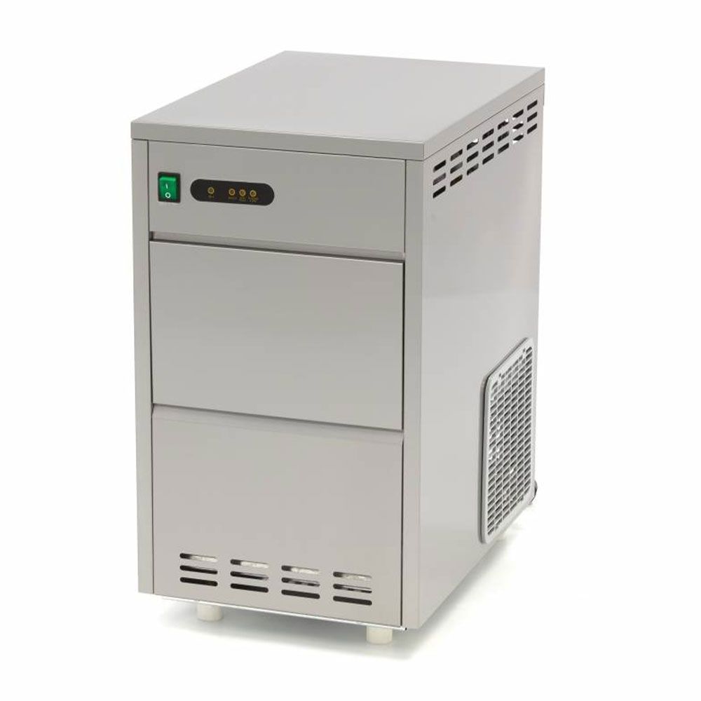 Masina fulgi de gheata profesionala, 130 kg/zi, cu depozit si agregat intern - 0