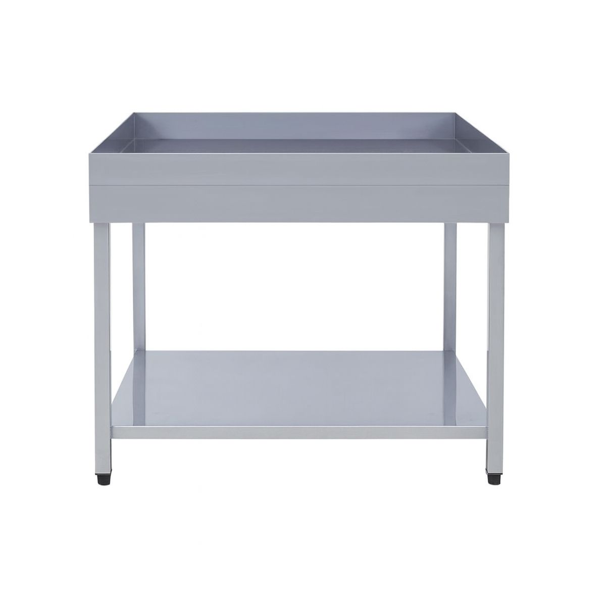 Masa inox expunere peste cu polita inferioara 150*120*80 - 3