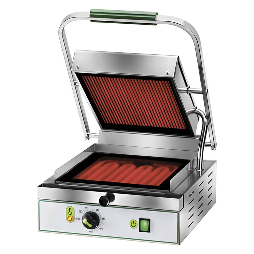 Toaster cu suprafata superioara striata si baza neteda vetroceramica - 0