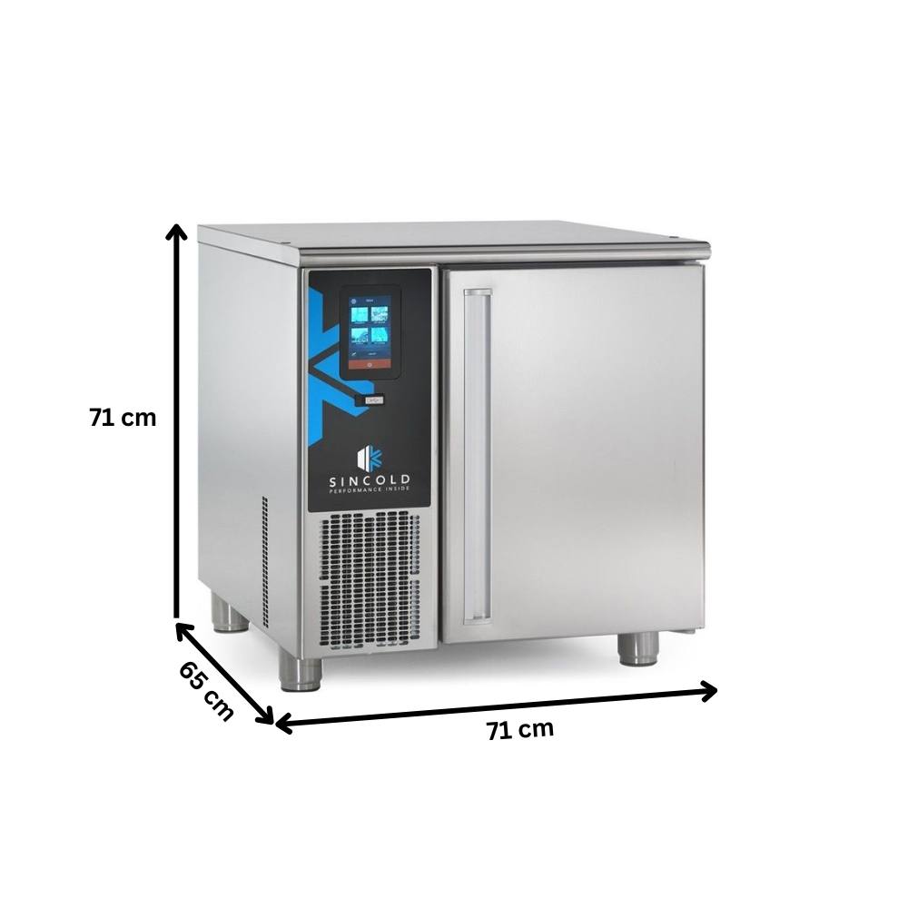Blast chiller SINCOLD, 5 cuve, racire pe aer - 3