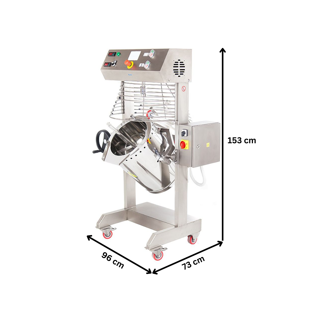 Masina de preparat creme cu 2 viteze 30 lt - 8