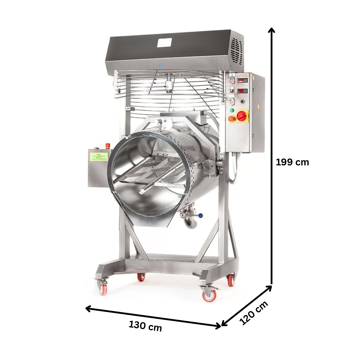 Masina de preparat creme cu viteza variabila 200 lt - 9