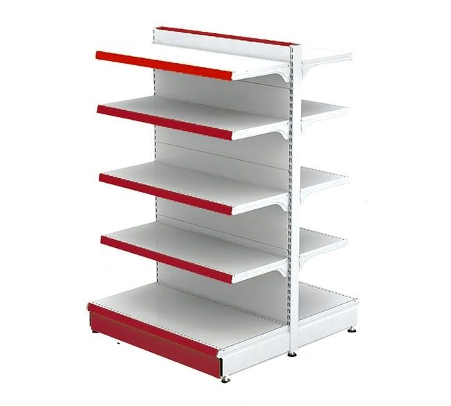 Raft metalic de mijloc (gondola) 70*180 baza 50 cm si 8 polite de 40 cm - 0