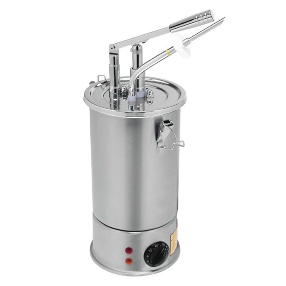 Dozator din inox cu ac, pentru gogosi si sosuri calde, inox, 3 lt, 18,5*52 cm - 0