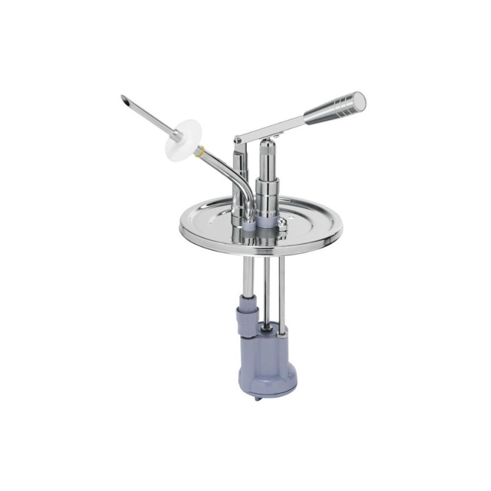 Dozator din inox cu ac, pentru gogosi si sosuri calde, inox, 3 lt, 18,5*52 cm - 2