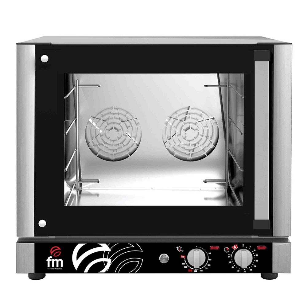 Cuptor profesional patiserie / gastronomie FM electric cu 4 tavi si panou de control mecanic - 0