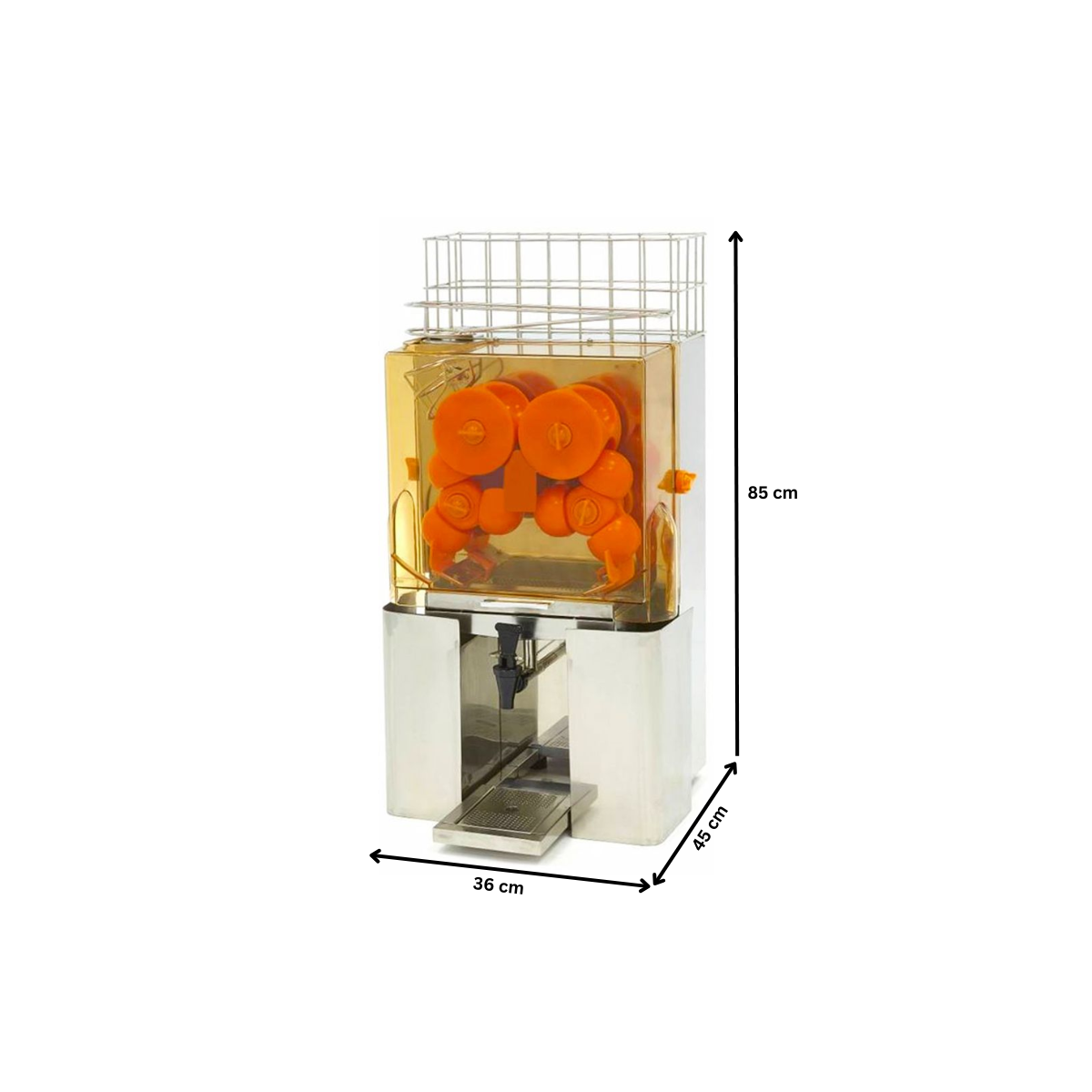 Storcator self-service automat pentru citrice 20-25 fructe/min - 4