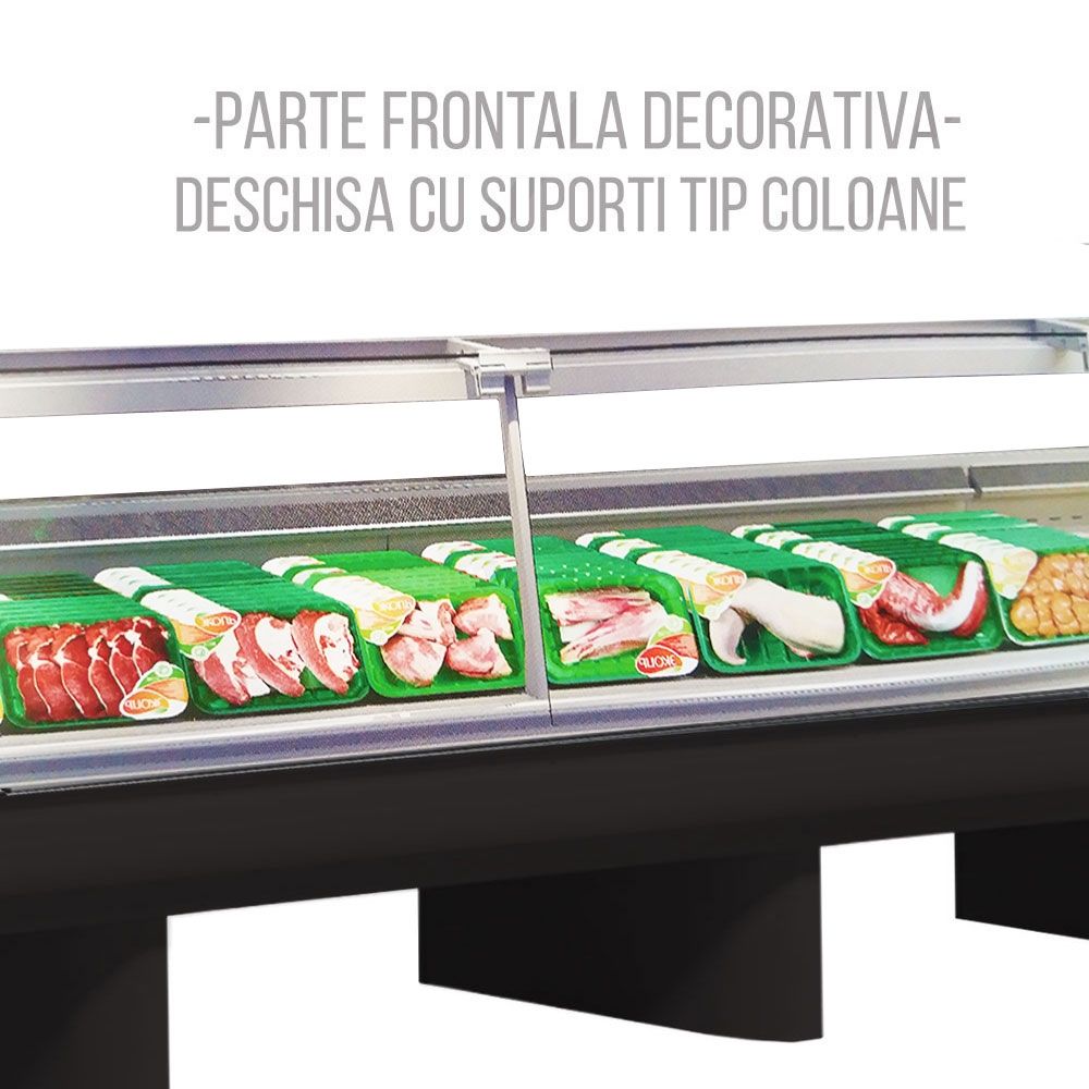 Vitrina frigorifica pentru peste, motor exterior, 375*125*120 cm - 4