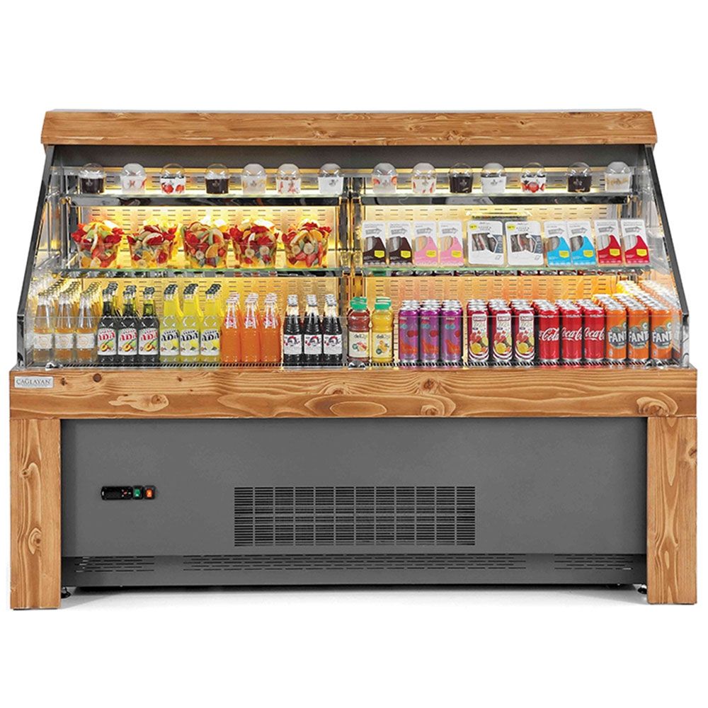 Vitrina frigorifica self-service produse snacks si bauturi 200 cm - motor interior - 1