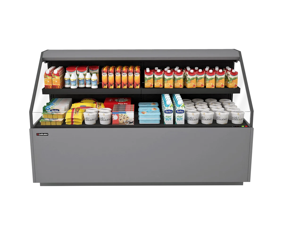 Vitrina frigorifica self-service produse snacks si bauturi 250 cm - motor exterior - 1