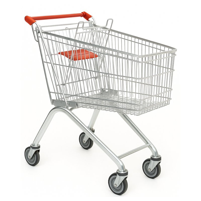 Carucior supermarket 130 lt cu babyseat - 1