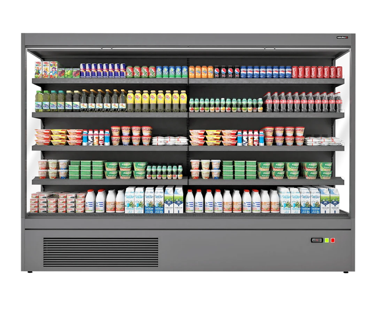 Raft frigorific pentru mezeluri-lactate-bauturi 260 cm - motor interior - 1