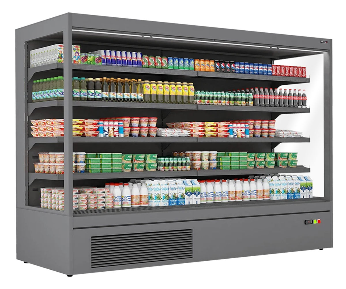 Raft frigorific pentru carne-mezeluri-lactate-bauturi 135 cm - motor interior - 0