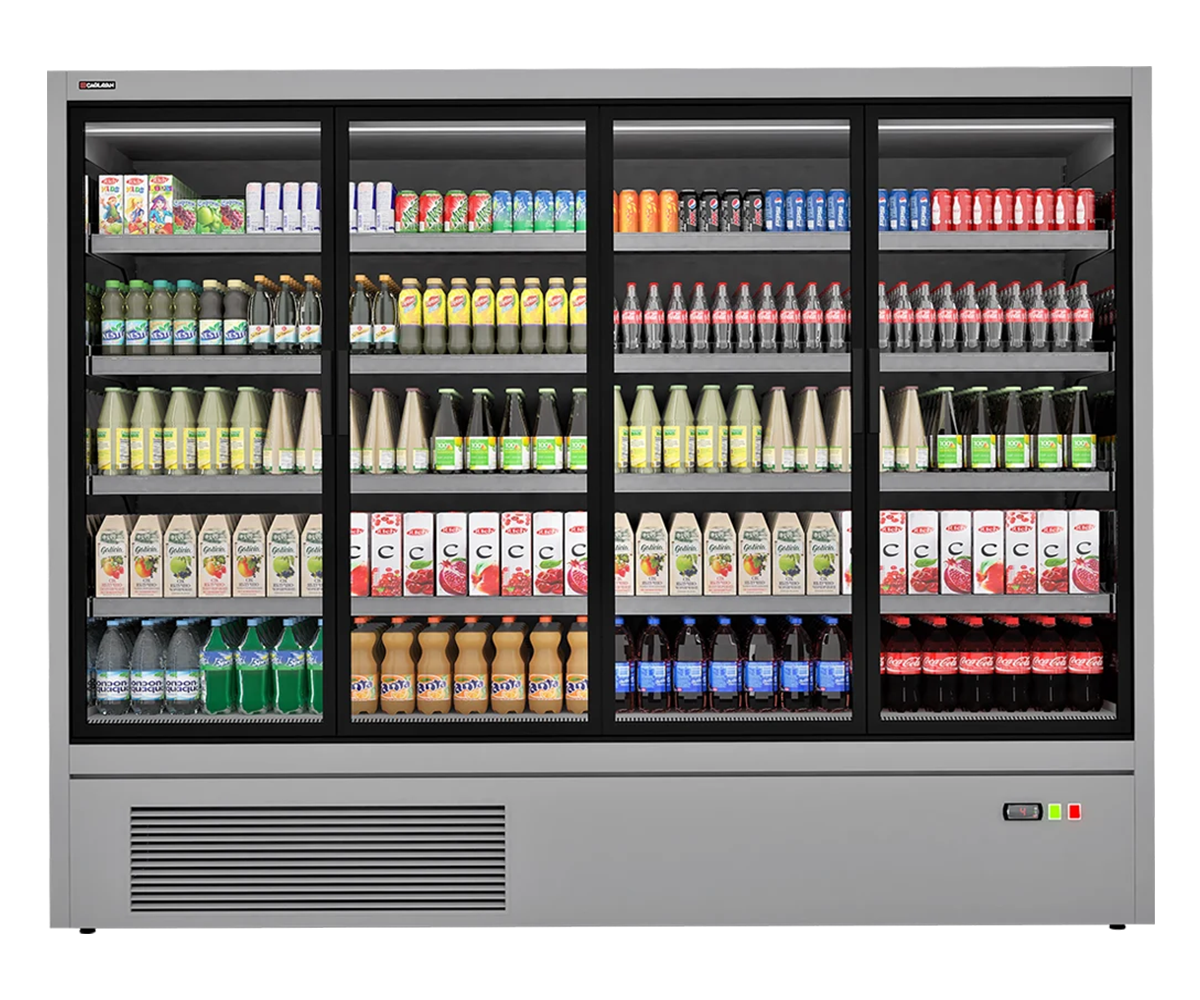 Raft frigorific pentru carne-mezeluri-lactate-bauturi 135 cm - motor interior - 1