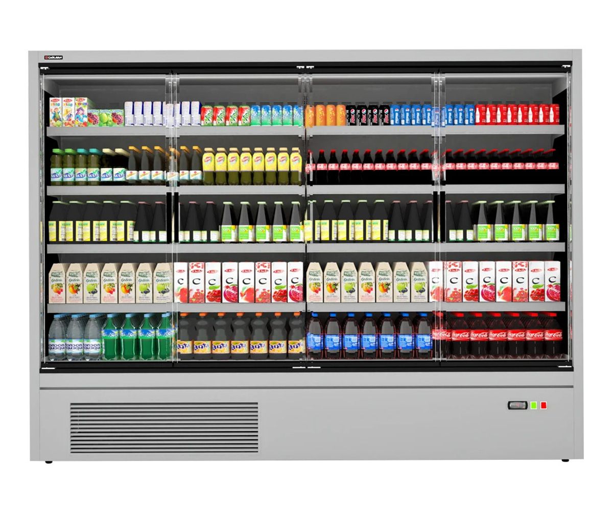 Raft frigorific pentru carne-mezeluri-lactate-bauturi 260 cm - motor interior - 1