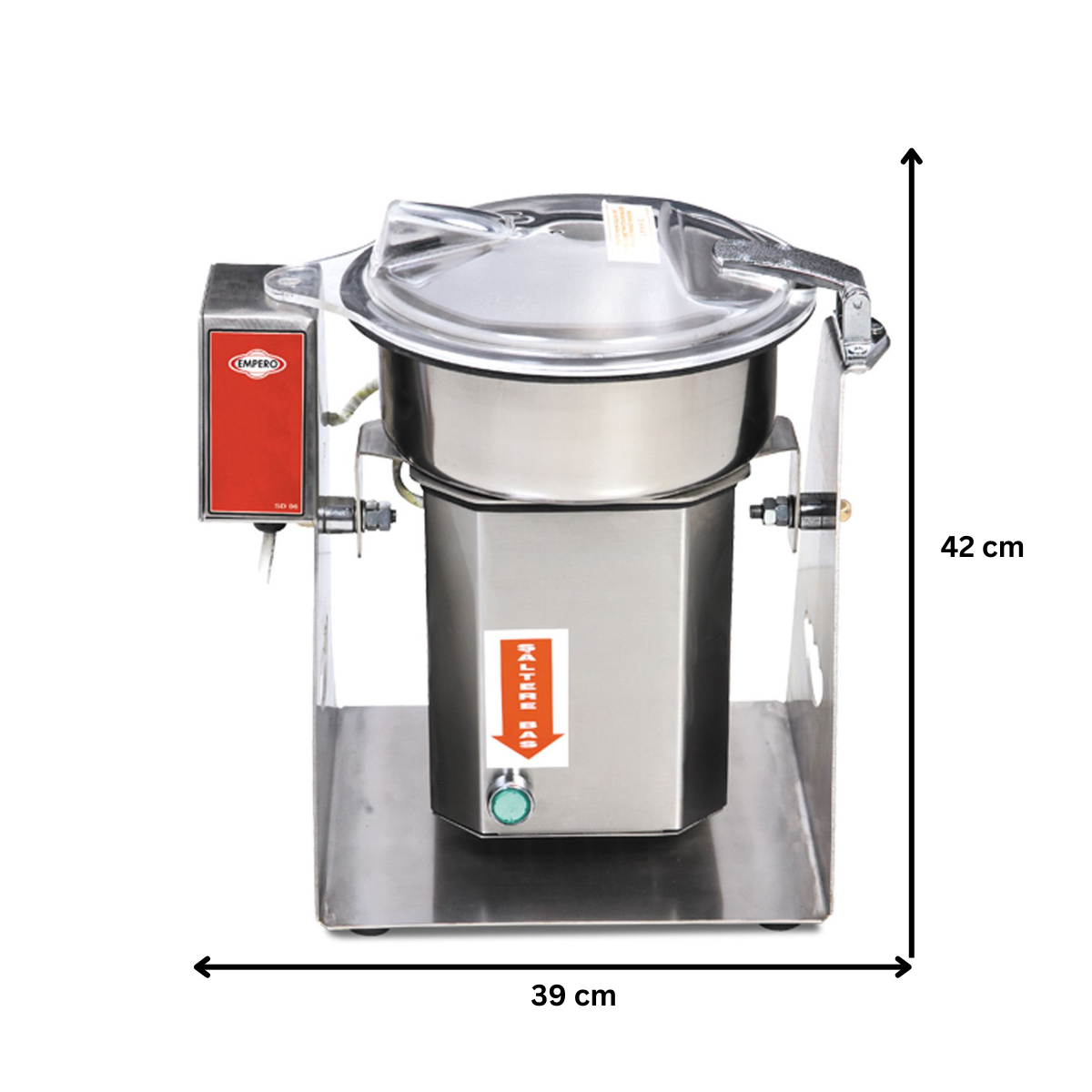 Masina de rasnit, inox, 39*30*42 cm - 1