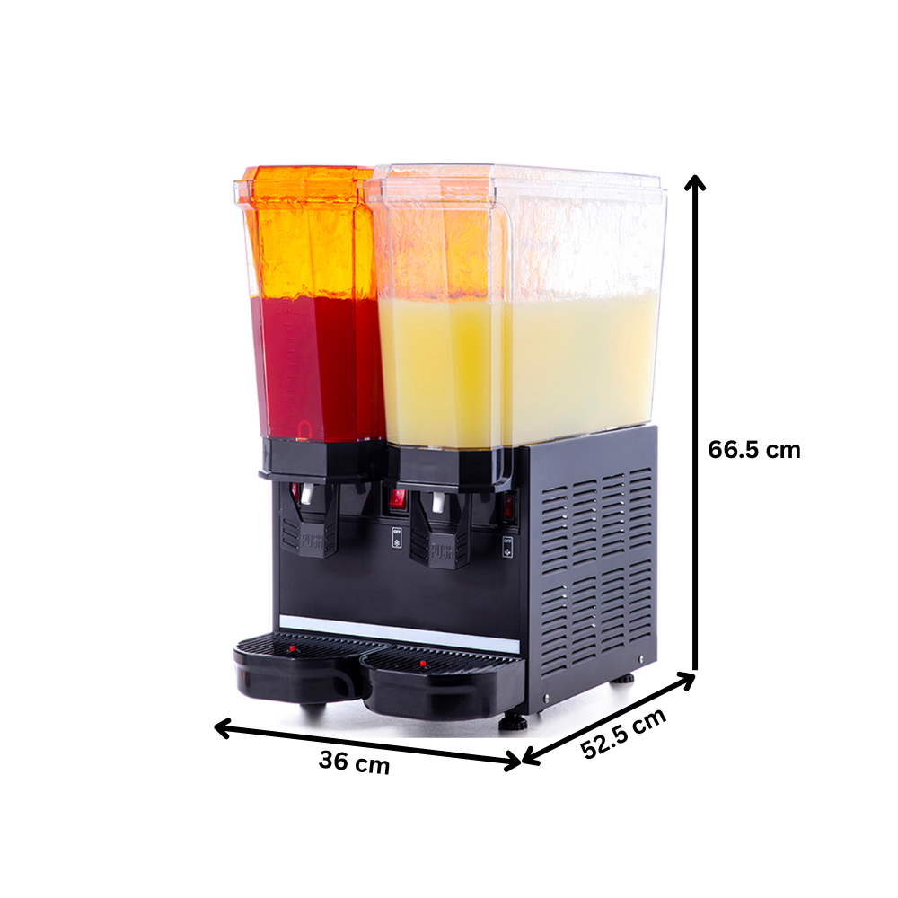 Aparat dozator special suc, ceai rece capacitate 2 bazine 20 lt cu dispersie - 6