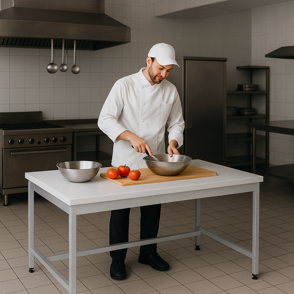 Masa de lucru inox simpla 90*70*85 - 7